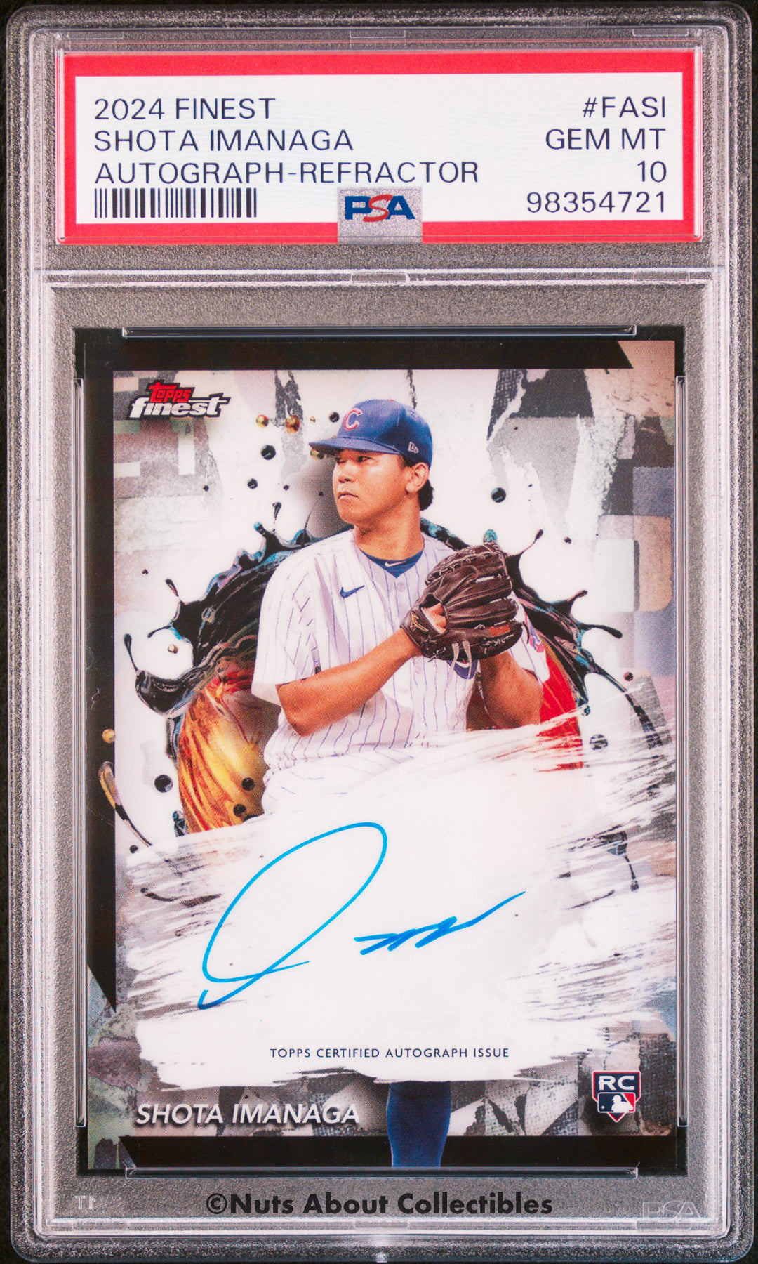 2024 TOPPS FINEST REFRACTOR AUTOGRAPH #FASI SHOTA IMANAGA